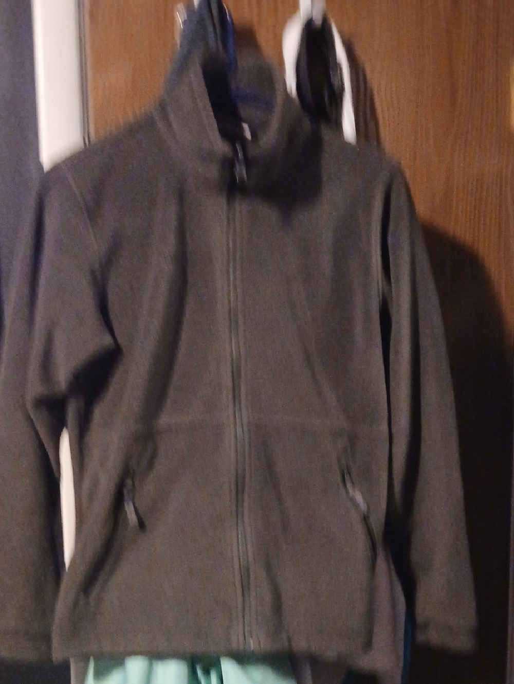 Columbia Kids Gray And Blue Full-Zip Fleece Jacket